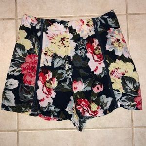 MINKPINK high waisted floral shorts